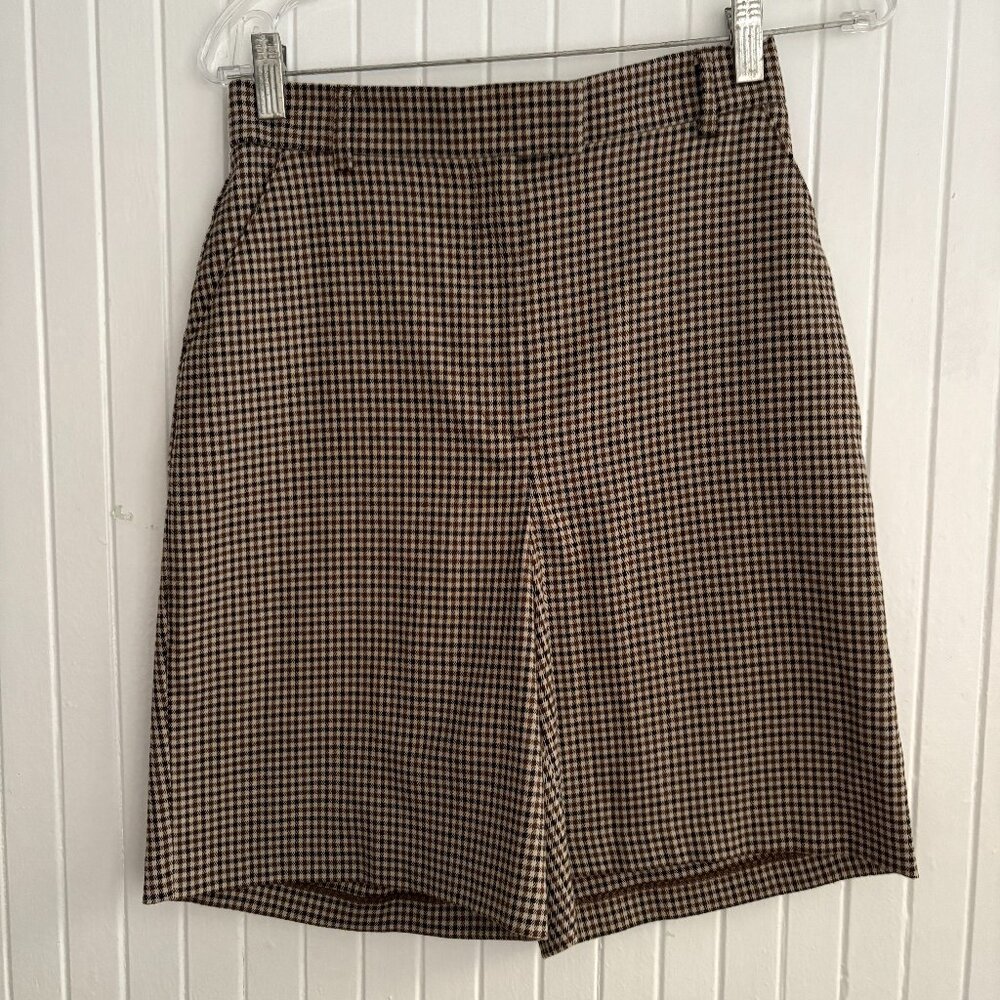 Topshop Checked City Shorts